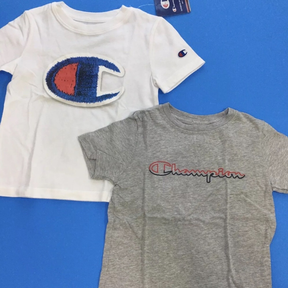 Lot of 2 Champion Toddler Boys T-Shirt 4T